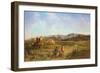 Gazelle Hunt in Chott El-Hodna, 1856-Eugene Fromentin-Framed Giclee Print