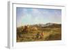 Gazelle Hunt in Chott El-Hodna, 1856-Eugene Fromentin-Framed Giclee Print