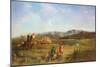 Gazelle Hunt in Chott El-Hodna, 1856-Eugene Fromentin-Mounted Giclee Print