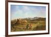 Gazelle Hunt in Chott El-Hodna, 1856-Eugene Fromentin-Framed Giclee Print