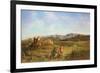 Gazelle Hunt in Chott El-Hodna, 1856-Eugene Fromentin-Framed Giclee Print