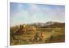 Gazelle Hunt in Chott El-Hodna, 1856-Eugene Fromentin-Framed Giclee Print