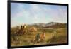 Gazelle Hunt in Chott El-Hodna, 1856-Eugene Fromentin-Framed Giclee Print