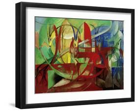 Gazelles, 1913-14-Franz Marc-Framed Premium Giclee Print