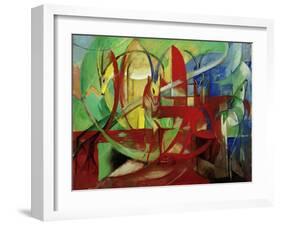 Gazelles, 1913-14-Franz Marc-Framed Giclee Print