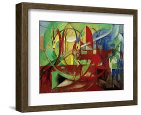 Gazelles, 1913-14-Franz Marc-Framed Giclee Print