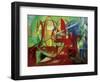 Gazelles, 1913-14-Franz Marc-Framed Giclee Print