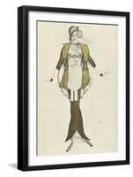 Gazette du Bon Ton, 1913, No. 6 Philomele-Leon Bakst-Framed Premium Giclee Print