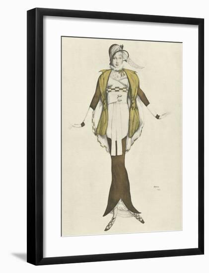 Gazette du Bon Ton, 1913, No. 6 Philomele-Leon Bakst-Framed Premium Giclee Print