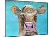 Gazing Cow 1-Doris Charest-Mounted Art Print