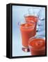 Gazpacho in Small Glasses-Ian Batchelor-Framed Stretched Canvas