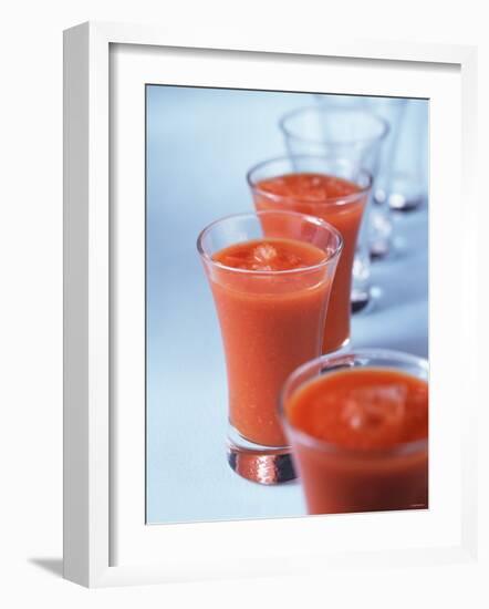 Gazpacho in Small Glasses-Ian Batchelor-Framed Photographic Print