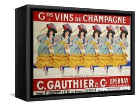 Gds Vins de Champagne, circa 1910-Casimir Brau-Framed Stretched Canvas