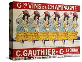 Gds Vins de Champagne, circa 1910-Casimir Brau-Stretched Canvas