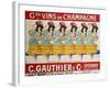 Gds Vins de Champagne, circa 1910-Casimir Brau-Framed Giclee Print