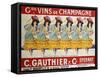 Gds Vins de Champagne, circa 1910-Casimir Brau-Framed Stretched Canvas