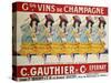 Gds Vins de Champagne, circa 1910-Casimir Brau-Stretched Canvas