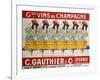 Gds Vins de Champagne, circa 1910-Casimir Brau-Framed Giclee Print