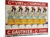 Gds Vins de Champagne, circa 1910-Casimir Brau-Mounted Giclee Print