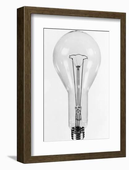 Ge Electric Light Bulb-null-Framed Photographic Print