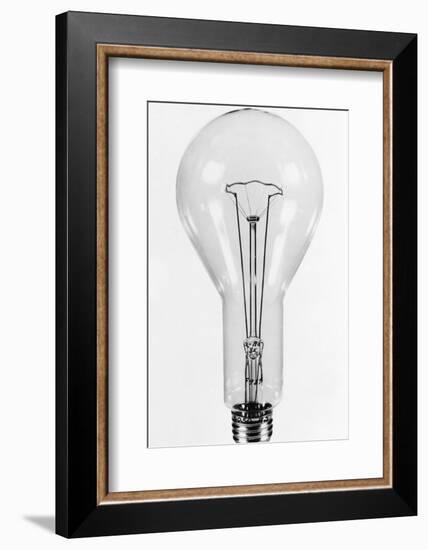 Ge Electric Light Bulb-null-Framed Photographic Print