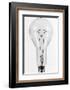 Ge Electric Light Bulb-null-Framed Photographic Print