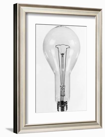 Ge Electric Light Bulb-null-Framed Photographic Print