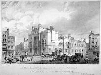 View of the City of London School, Honey Lane Market, Milk Street, City of London, 1835-GE Madeley-Mounted Giclee Print