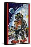 Gear Robot-null-Framed Stretched Canvas
