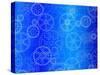 Gear Wheels Blueprint-Eyematrix-Stretched Canvas