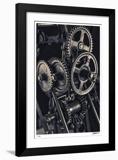 Gears 1-Donald Satterlee-Framed Giclee Print