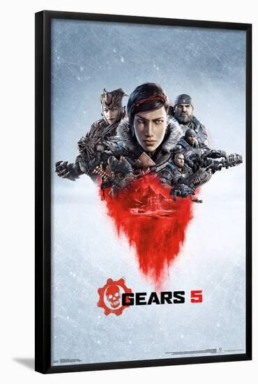 Gears 5 - Key Art-null-Framed Standard Poster