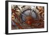 Gears And Pulleys-null-Framed Art Print