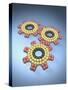 Gears Composed of Molecules-null-Stretched Canvas
