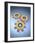 Gears Composed of Molecules-null-Framed Photographic Print