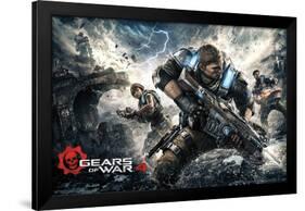 Gears Of War 4- Key Art-null-Framed Poster