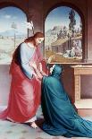 Jesus Appears to His Mother-Gebhard Flatz-Framed Stretched Canvas