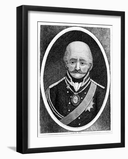 Gebhard Leberecht Von Blucher, Prussian General, 1814-John Kay-Framed Giclee Print
