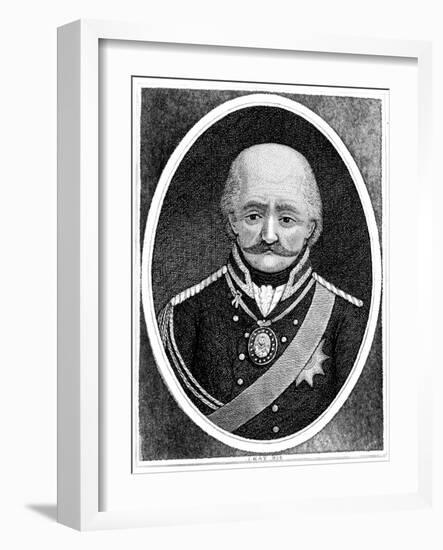 Gebhard Leberecht Von Blucher, Prussian General, 1814-John Kay-Framed Giclee Print