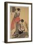 Gebon No Zu (Colour Woodblock Print)-Kitagawa Utamaro-Framed Giclee Print