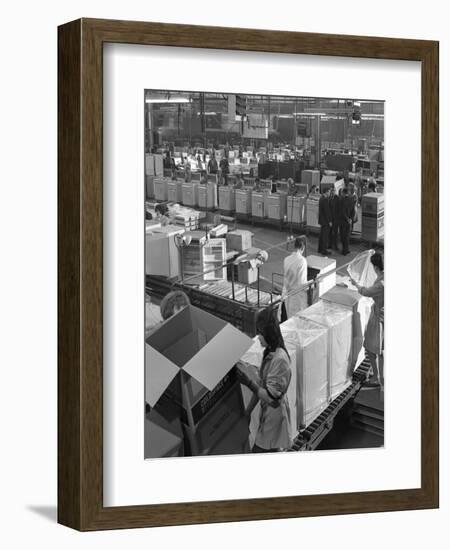 Gec Electrical Goods Assembly Plant, Swinton, South Yorkshire, 1963-Michael Walters-Framed Photographic Print