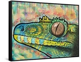 Gecko-Dean Russo-Framed Stretched Canvas