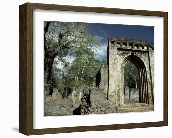 Gedi Ruins, Malindi, Kenya, East Africa, Africa-Upperhall-Framed Photographic Print