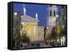 Gedimino Bell Tower and Cathedral, Vilnius, Lithuania-Peter Adams-Framed Stretched Canvas
