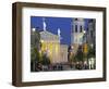 Gedimino Bell Tower and Cathedral, Vilnius, Lithuania-Peter Adams-Framed Photographic Print