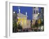 Gedimino Bell Tower and Cathedral, Vilnius, Lithuania-Peter Adams-Framed Photographic Print