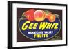 Gee Whiz Label-null-Framed Premium Giclee Print