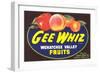 Gee Whiz Label-null-Framed Premium Giclee Print