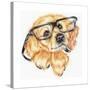 Geek Pup-Karen Middleton-Stretched Canvas