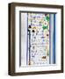 Geek Taverna Menu Board, Vourliotes, Samos, Aegean Islands, Greece-Stuart Black-Framed Photographic Print